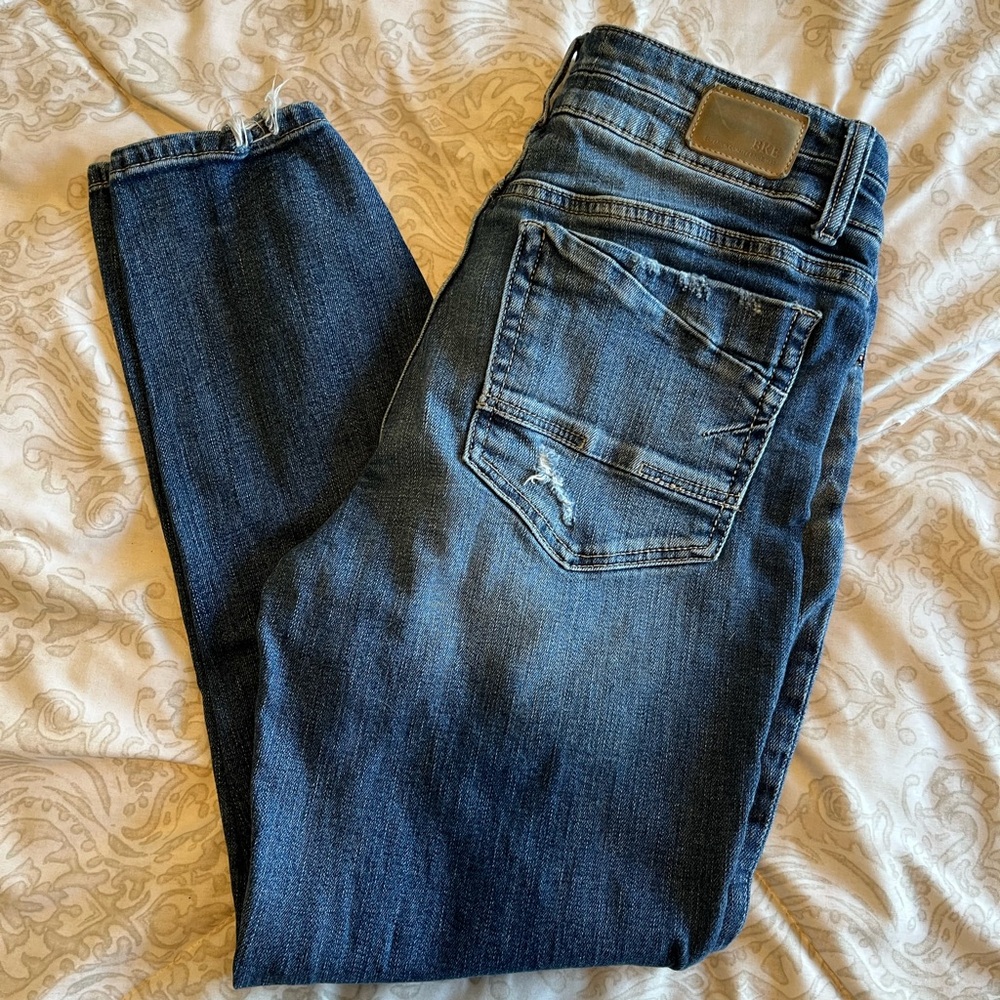 BKE Blue Skinny Jeans Classic Denim